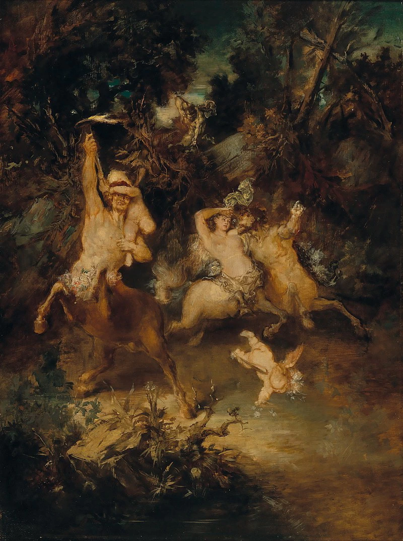 Centauri nella foresta